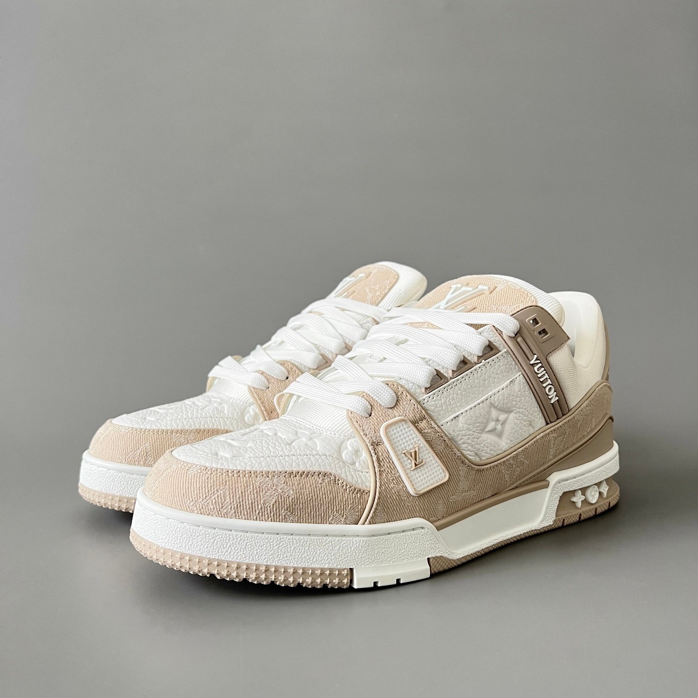 Aurora Custom Louis Vuitton Trainer "Sand Beige Monogram" (1:1 Deconstructed / Unisex)