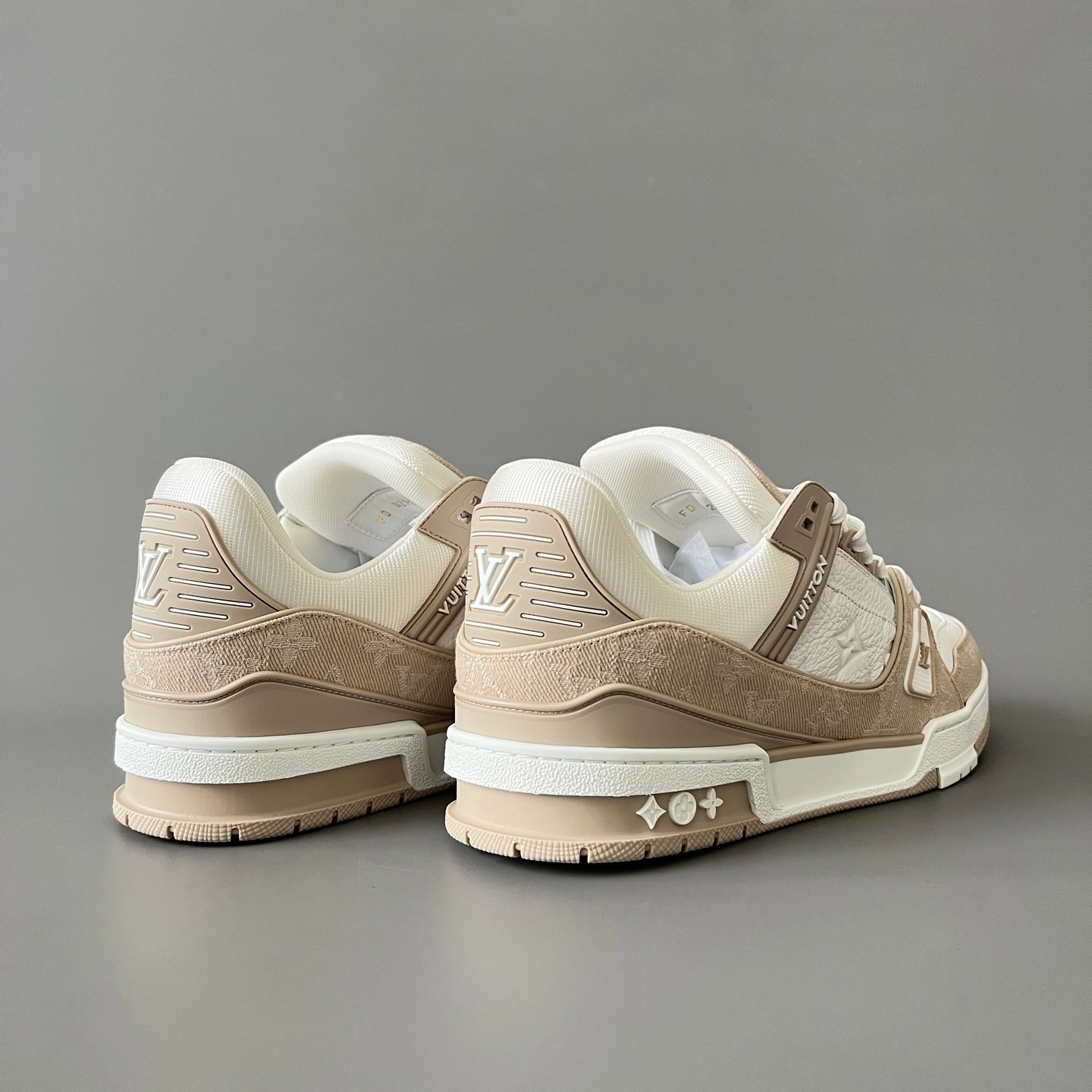 Aurora Custom Louis Vuitton Trainer "Sand Beige Monogram" (1:1 Deconstructed / Unisex) - Image 4
