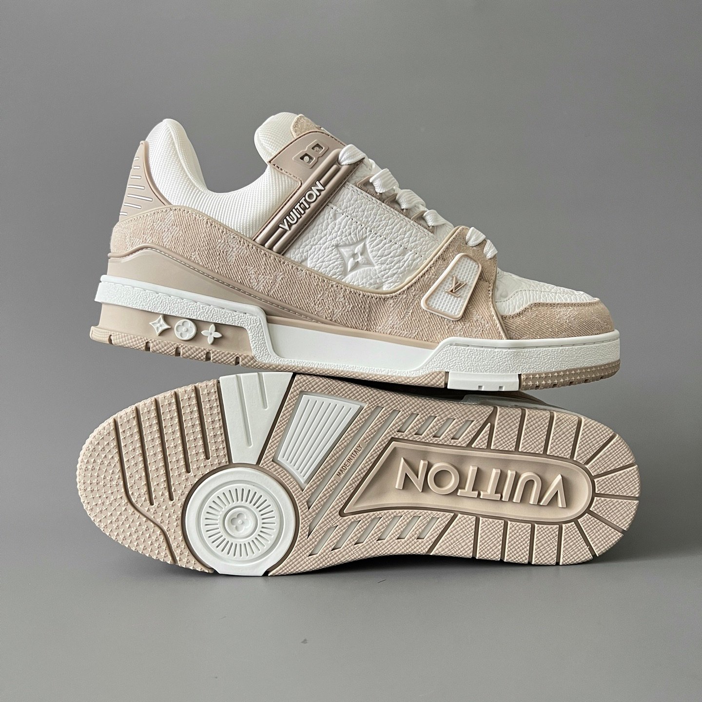 Aurora Custom Louis Vuitton Trainer "Sand Beige Monogram" (1:1 Deconstructed / Unisex) - Image 6