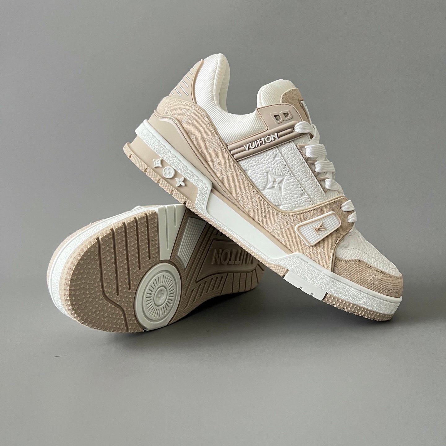 Aurora Custom Louis Vuitton Trainer "Sand Beige Monogram" (1:1 Deconstructed / Unisex) - Image 7