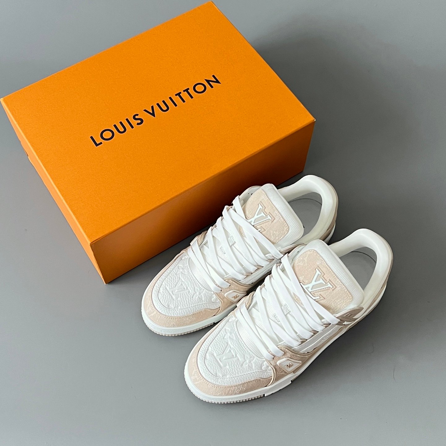 Aurora Custom Louis Vuitton Trainer "Sand Beige Monogram" (1:1 Deconstructed / Unisex) - Image 9
