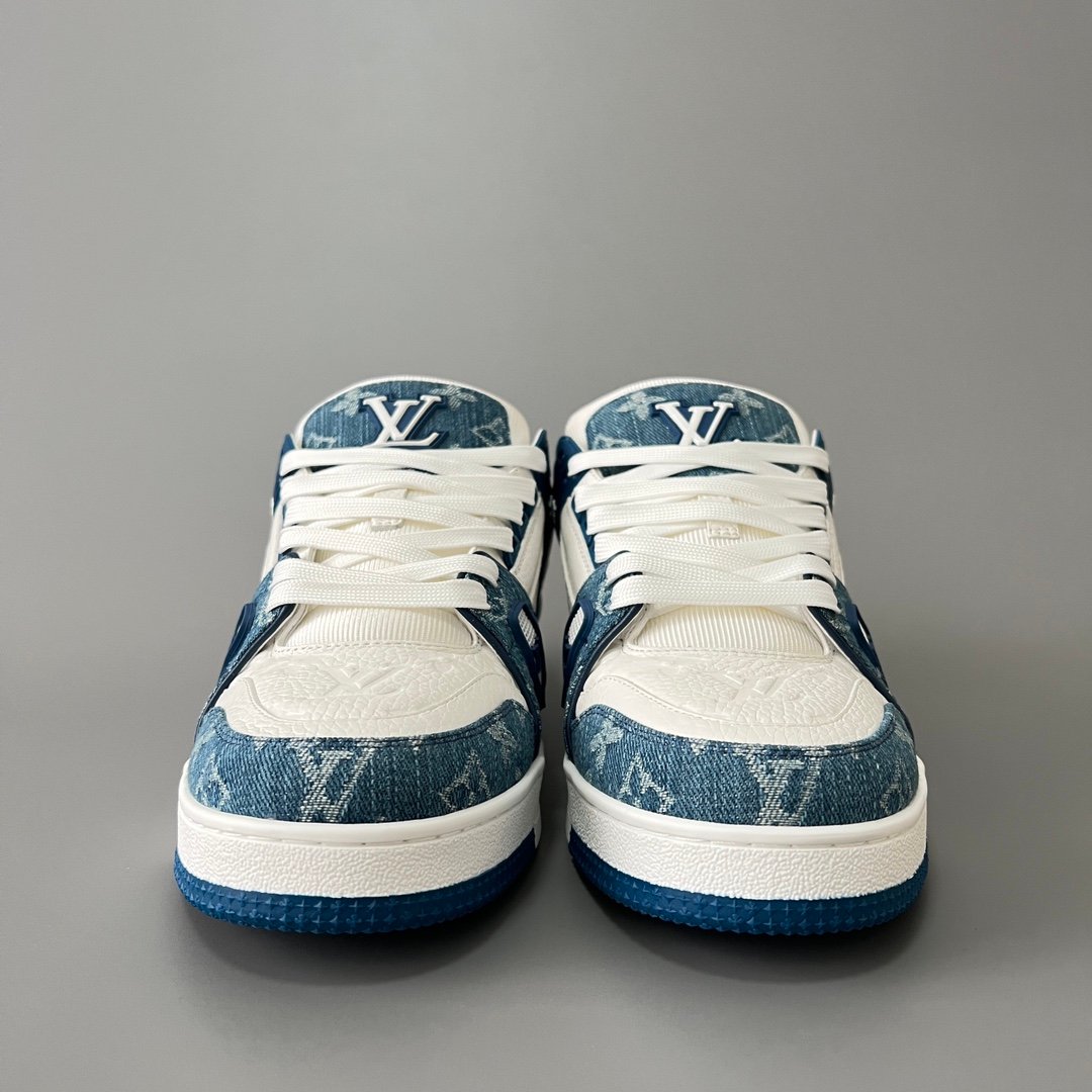 Aurora Custom Louis Vuitton Trainer "Ocean Denim" (1:1 Deconstructed / Unisex) - Image 2