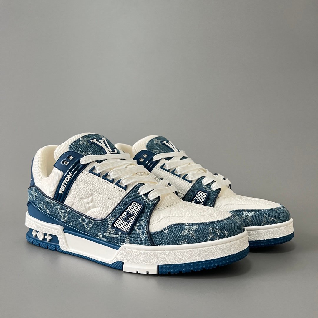 Aurora Custom Louis Vuitton Trainer "Ocean Denim" (1:1 Deconstructed / Unisex) - Image 3