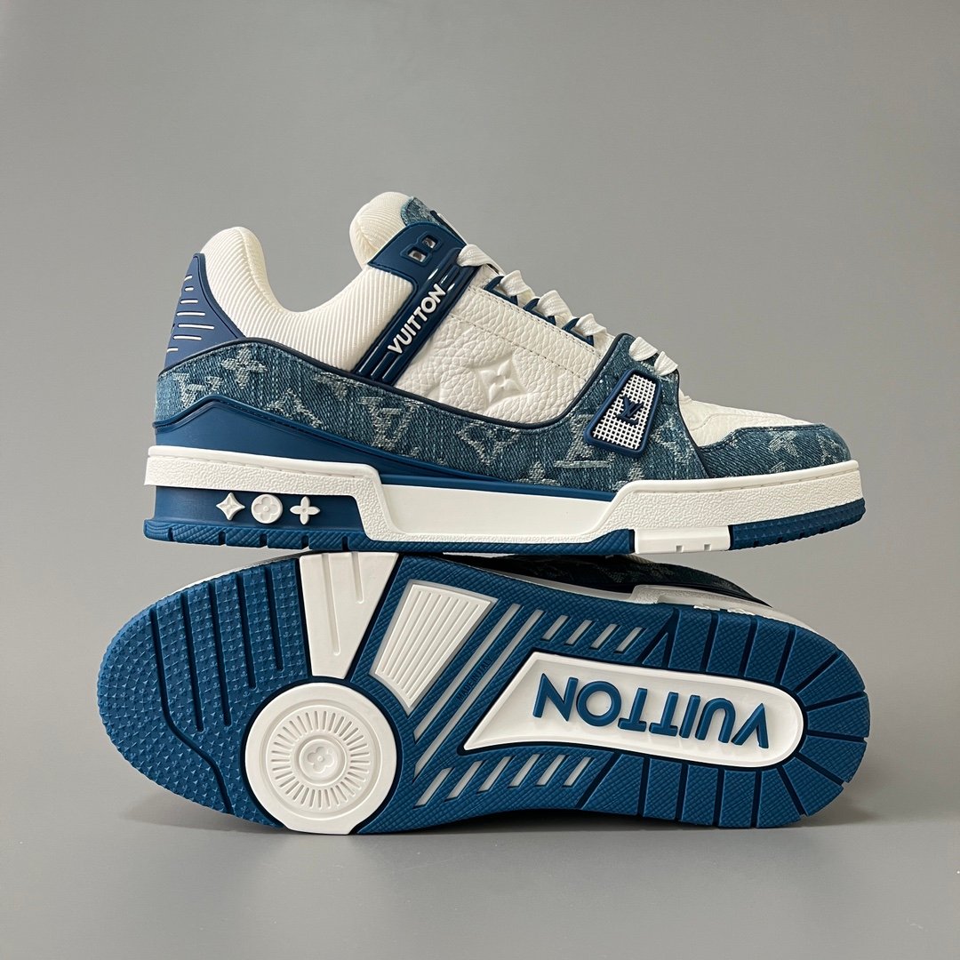 Aurora Custom Louis Vuitton Trainer "Ocean Denim" (1:1 Deconstructed / Unisex) - Image 6
