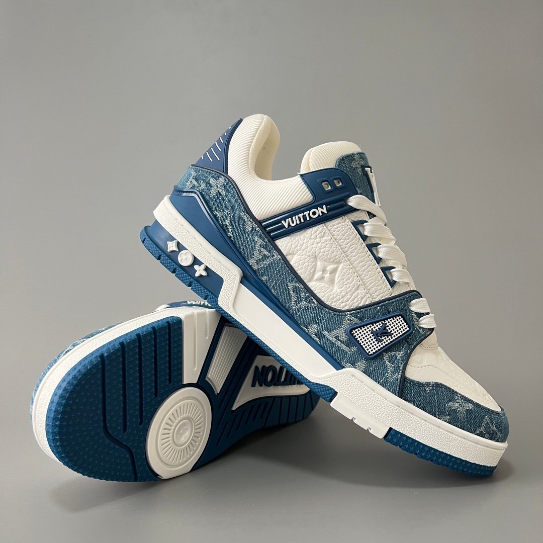 Aurora Custom Louis Vuitton Trainer "Ocean Denim" (1:1 Deconstructed / Unisex) - Image 7