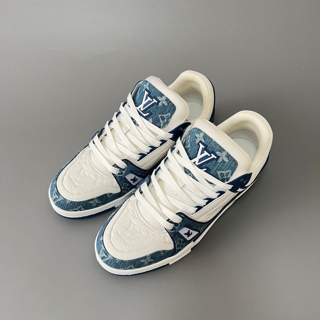 Aurora Custom Louis Vuitton Trainer "Ocean Denim" (1:1 Deconstructed / Unisex) - Image 8