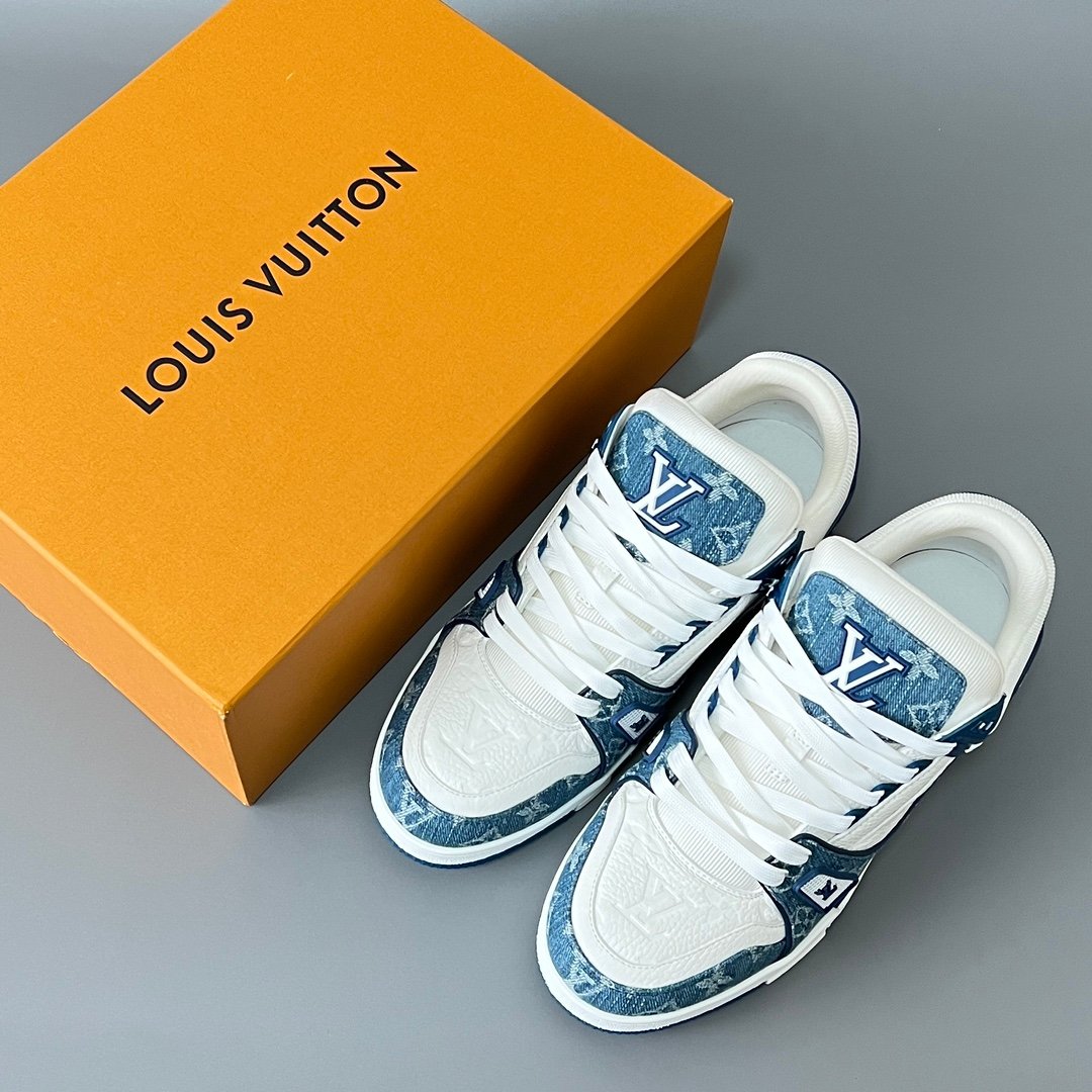Aurora Custom Louis Vuitton Trainer "Ocean Denim" (1:1 Deconstructed / Unisex) - Image 9