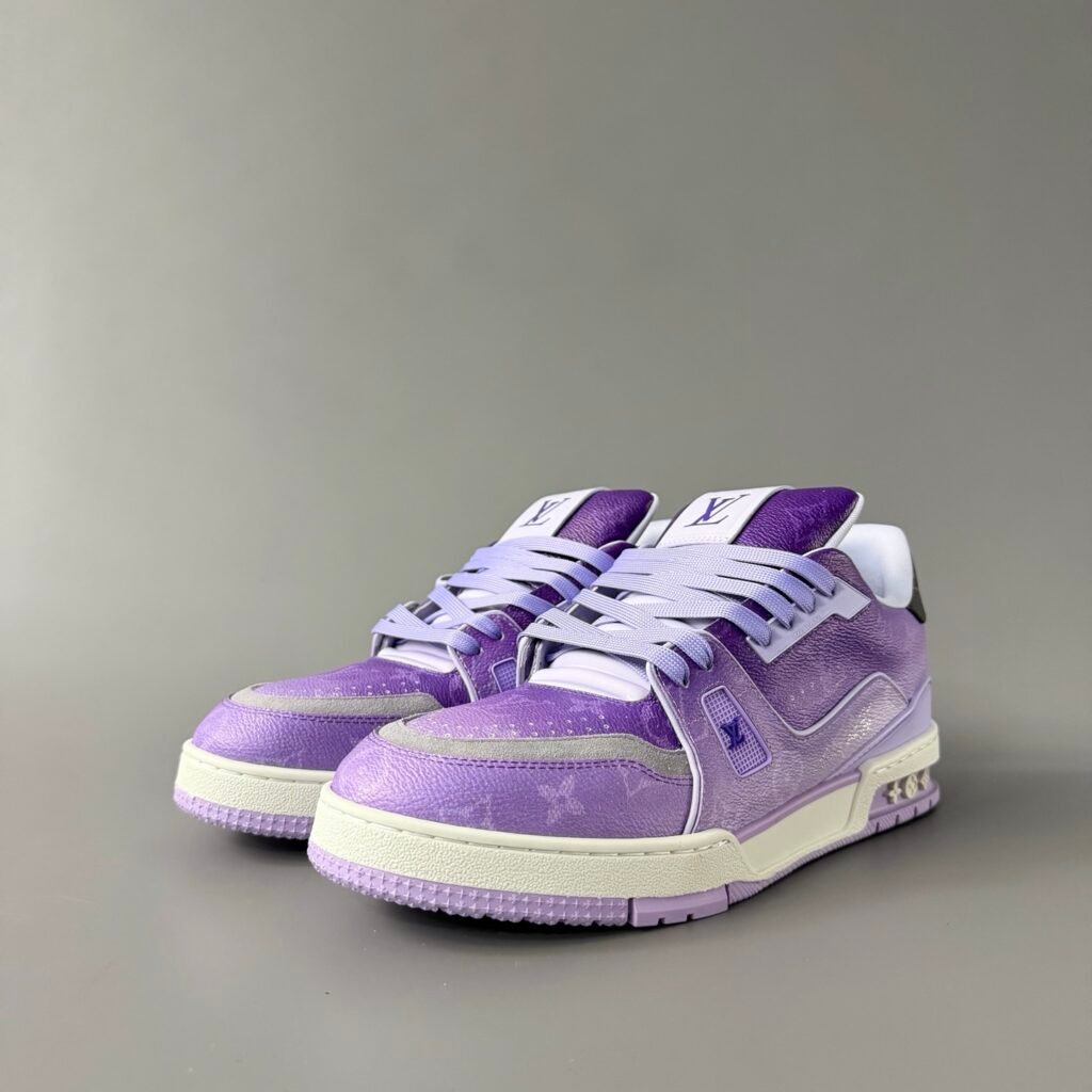 Aurora Custom Louis Vuitton Trainer "Violet Monogram" (1:1 Deconstructed)
