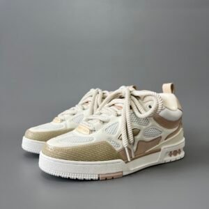 Aurora Custom Louis Vuitton Skate Sneaker "Beige Cream" (1:1 Deconstructed / Unisex)