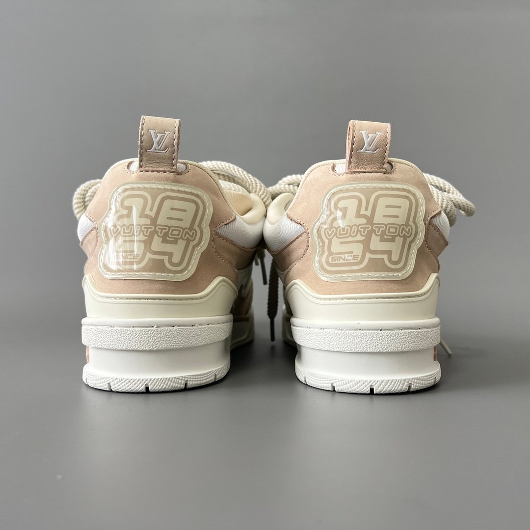 Aurora Custom Louis Vuitton Skate Sneaker "Beige Cream" (1:1 Deconstructed / Unisex) - Image 5