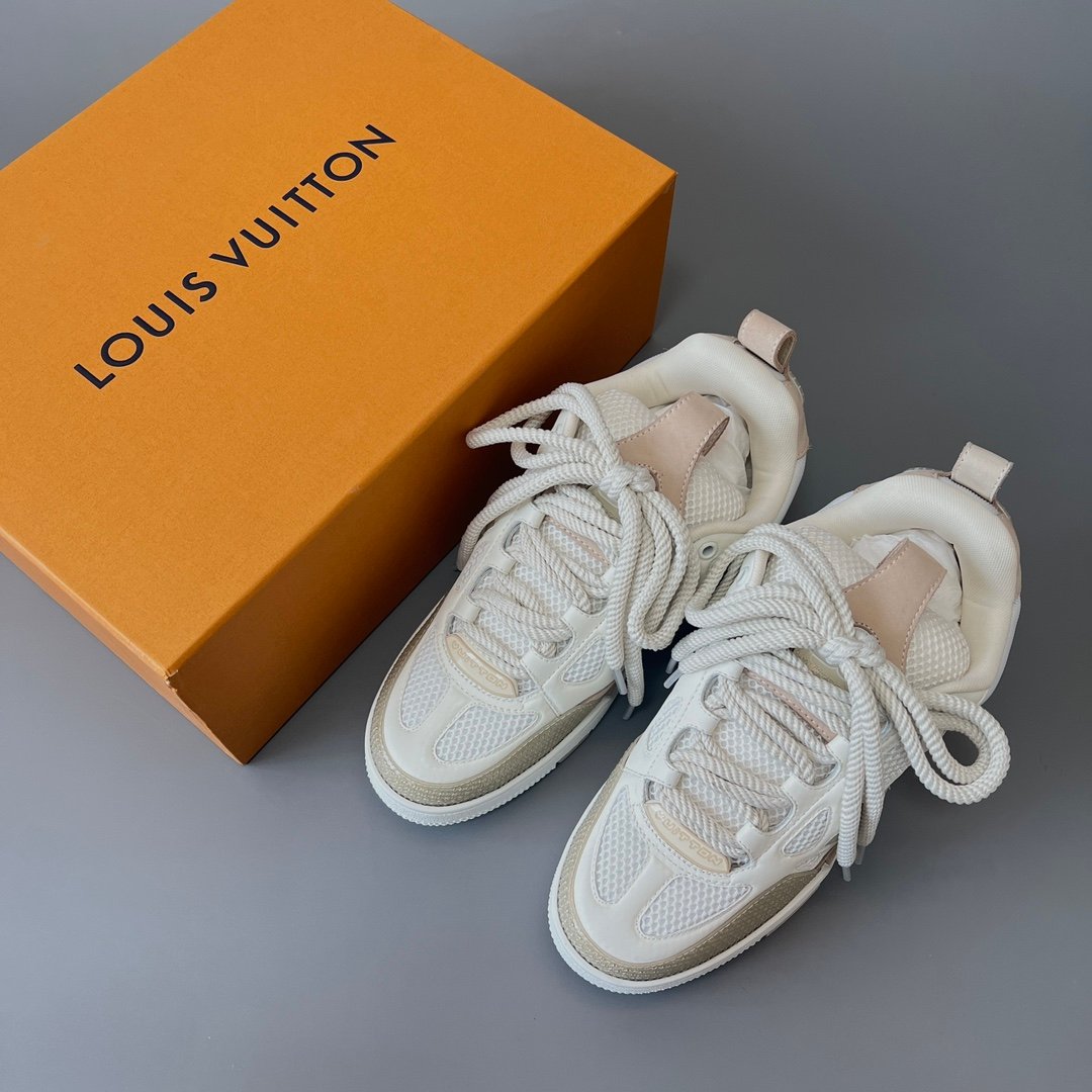 Aurora Custom Louis Vuitton Skate Sneaker "Beige Cream" (1:1 Deconstructed / Unisex) - Image 9