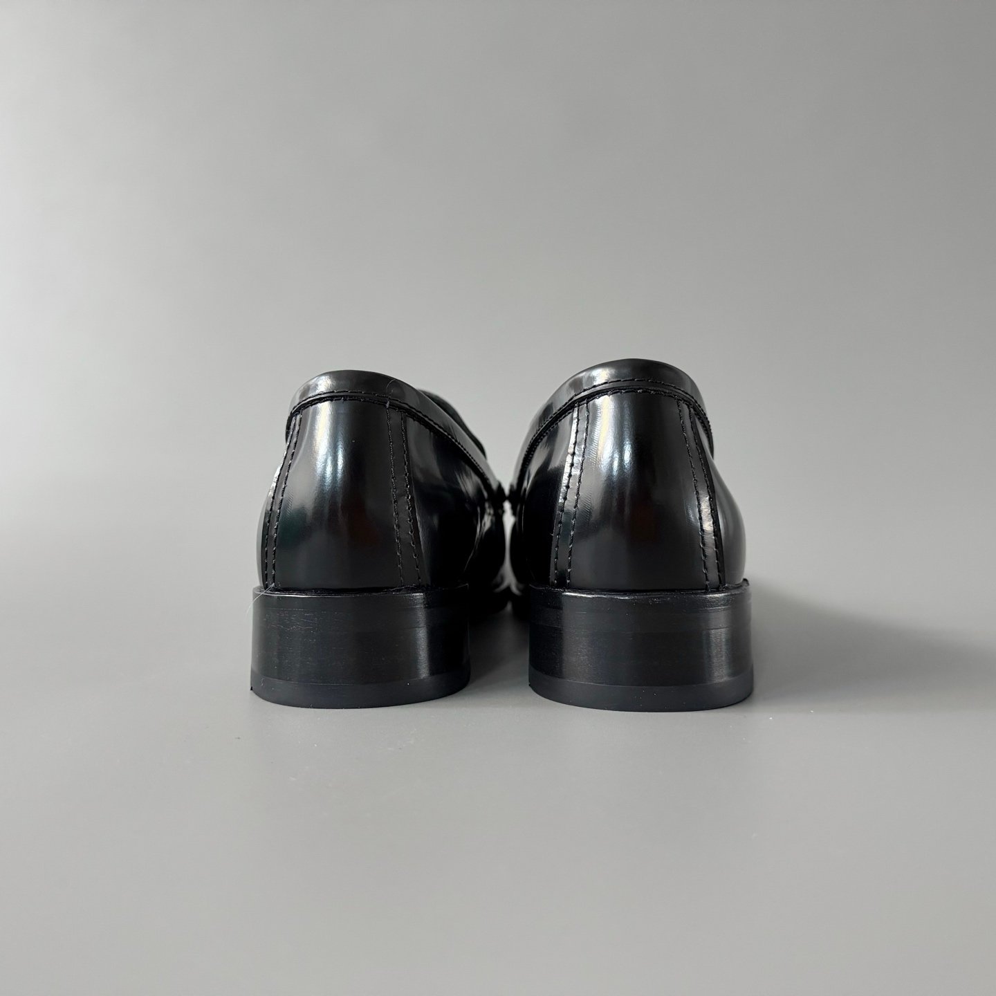 Aurora Custom PRADA Ruched Brushed Leather Loafers (1:1 Deconstructed) - Image 5