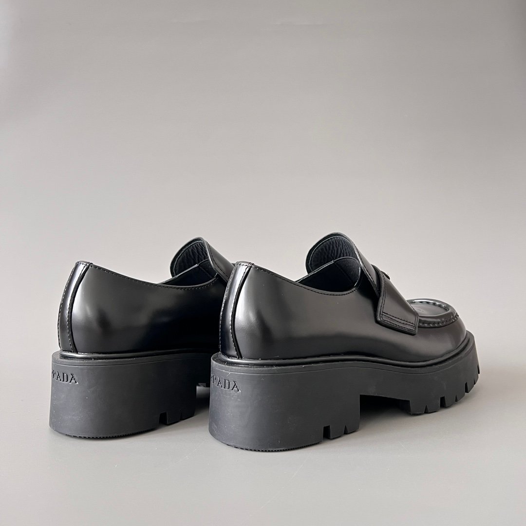 Aurora Custom PRADA Monolith "Puffy Ridge" Loafers (1:1 Deconstructed) - Image 4