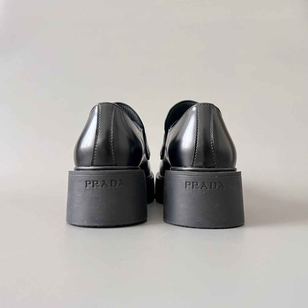 Aurora Custom PRADA Monolith "Puffy Ridge" Loafers (1:1 Deconstructed) - Image 5