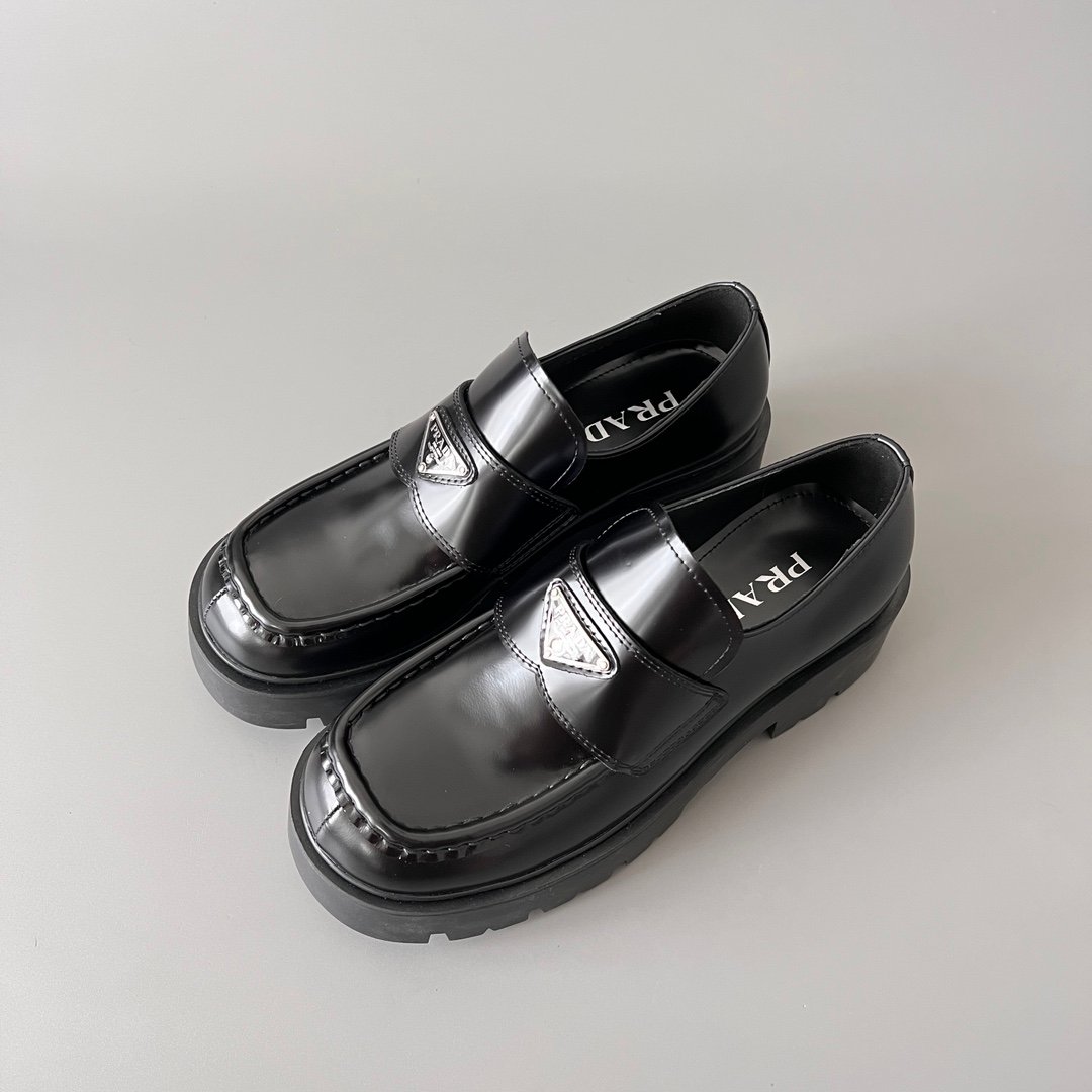 Aurora Custom PRADA Monolith "Puffy Ridge" Loafers (1:1 Deconstructed) - Image 8