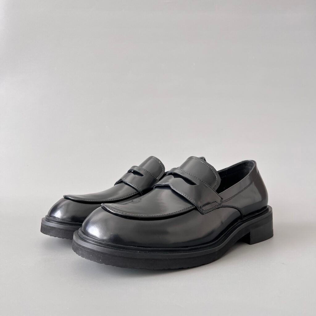 Aurora Custom PRADA Puffy-Piping Brushed Leather Loafers (1:1 Deconstructed)