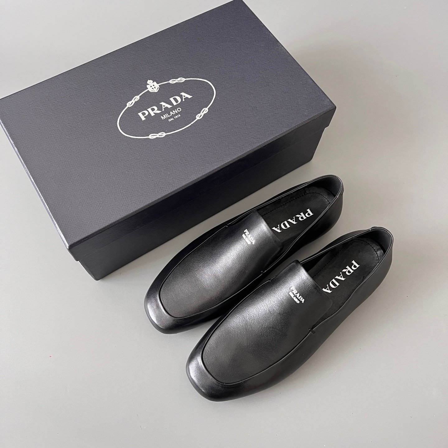 Aurora Custom PRADA Matte "Soft-Touch" Loafers (1:1 Deconstructed) - Image 9
