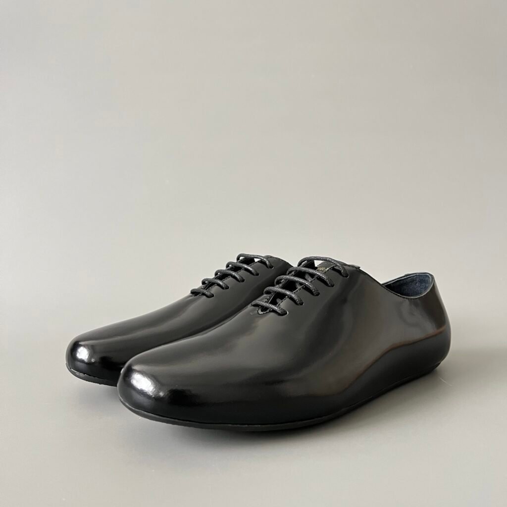 Aurora Custom PRADA Brushed Leather "Sleek" Lace-up Shoes (1:1 Deconstructed)