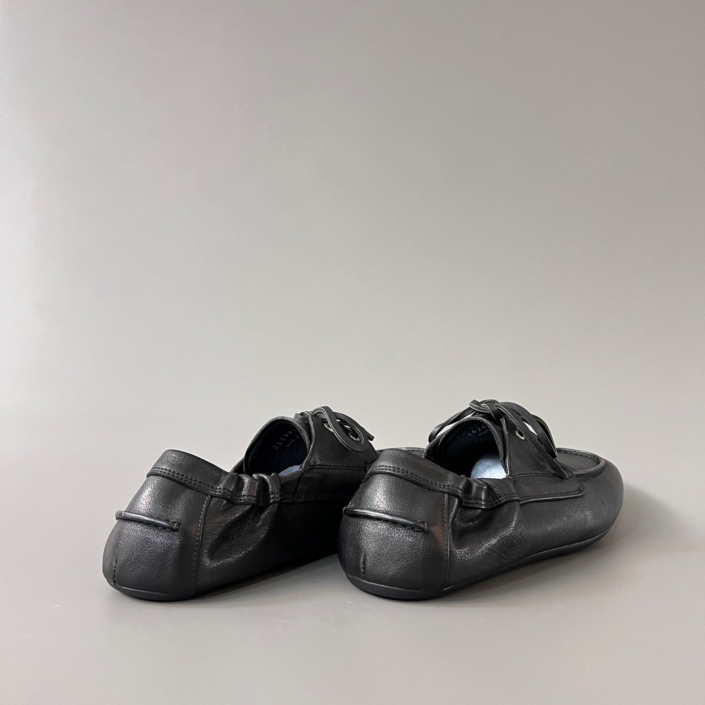 Aurora Custom PRADA Shuffle "Vintage" Leather Loafers (1:1 Deconstructed) - Image 4