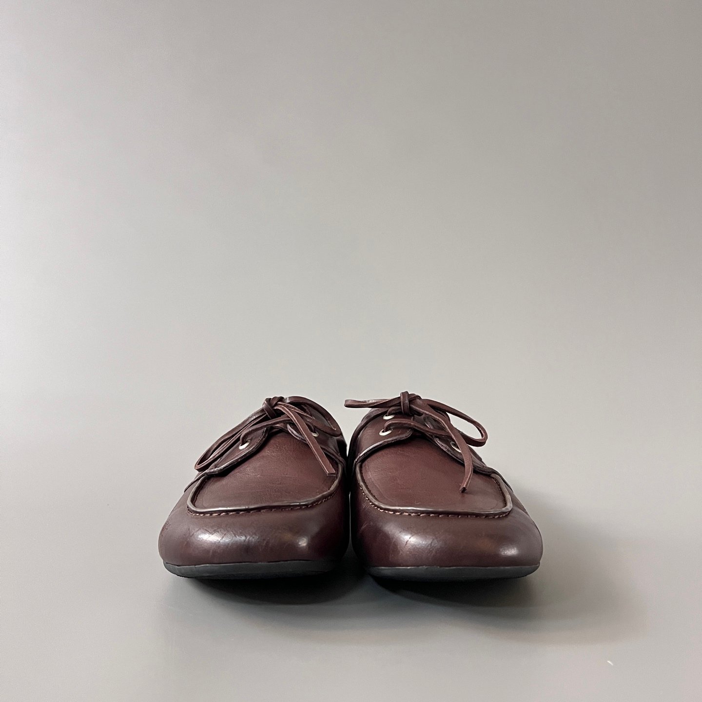 Aurora Custom PRADA Shuffle "Vintage" Leather Loafers - Espresso Brown (1:1 Deconstructed) - Image 2