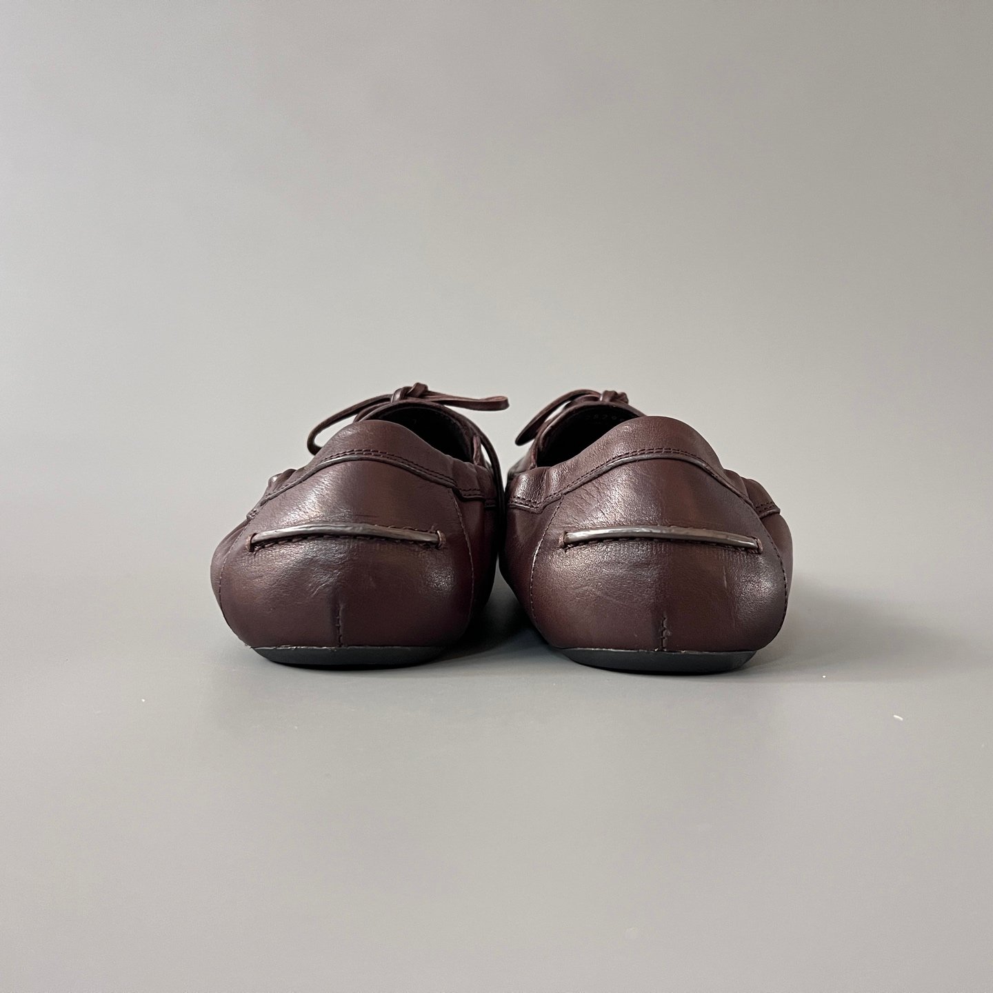 Aurora Custom PRADA Shuffle "Vintage" Leather Loafers - Espresso Brown (1:1 Deconstructed) - Image 5