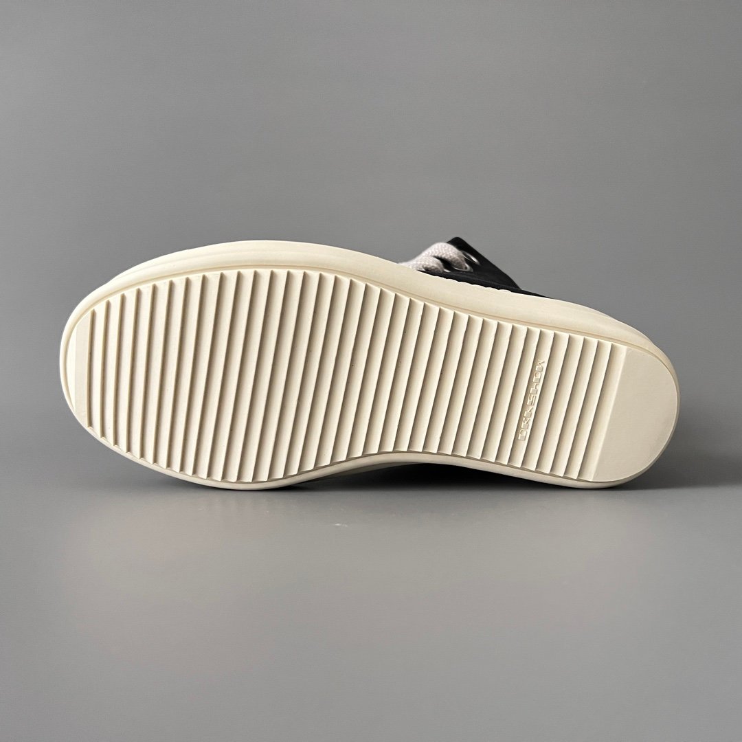 Aurora Custom Rick Owens DRKSHDW Jumbo Lace High - "Bread" Canvas Sneaker (1:1 Deconstructed) - Image 5