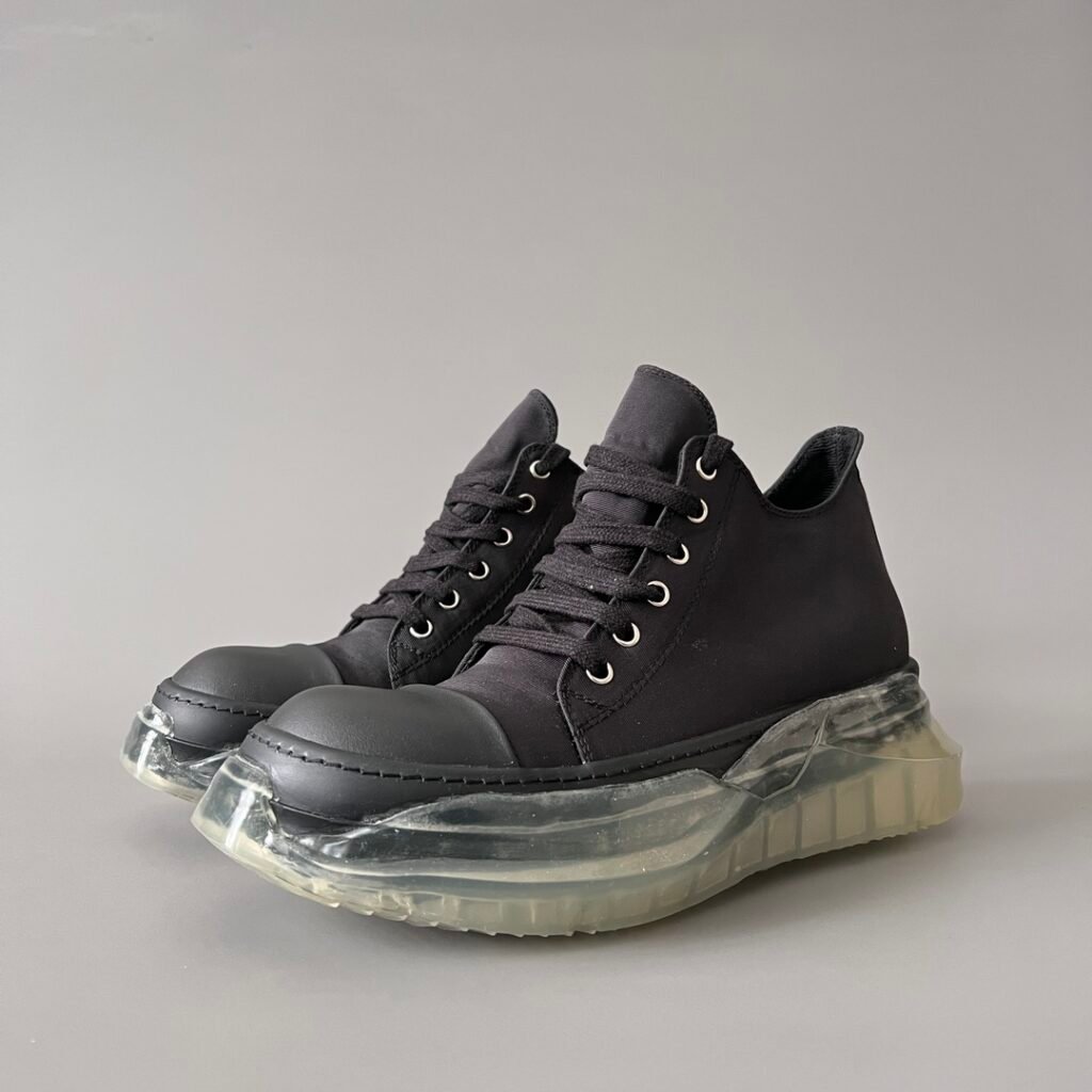 Aurora Custom Rick Owens DRKSHDW Mega Bumper Low - "Crystal" Composite Silk (1:1 Deconstructed)