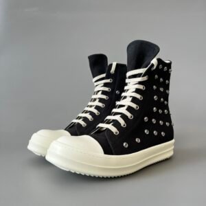 Aurora Custom Rick Owens DRKSHDW Multi-Eyelet Ramones High-Top - Heavy Duty Canvas (1:1 Deconstructed)