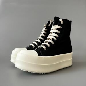 Aurora Custom Rick Owens DRKSHDW Double Bumper High-Top - Heavy Duty Canvas (1:1 Deconstructed)