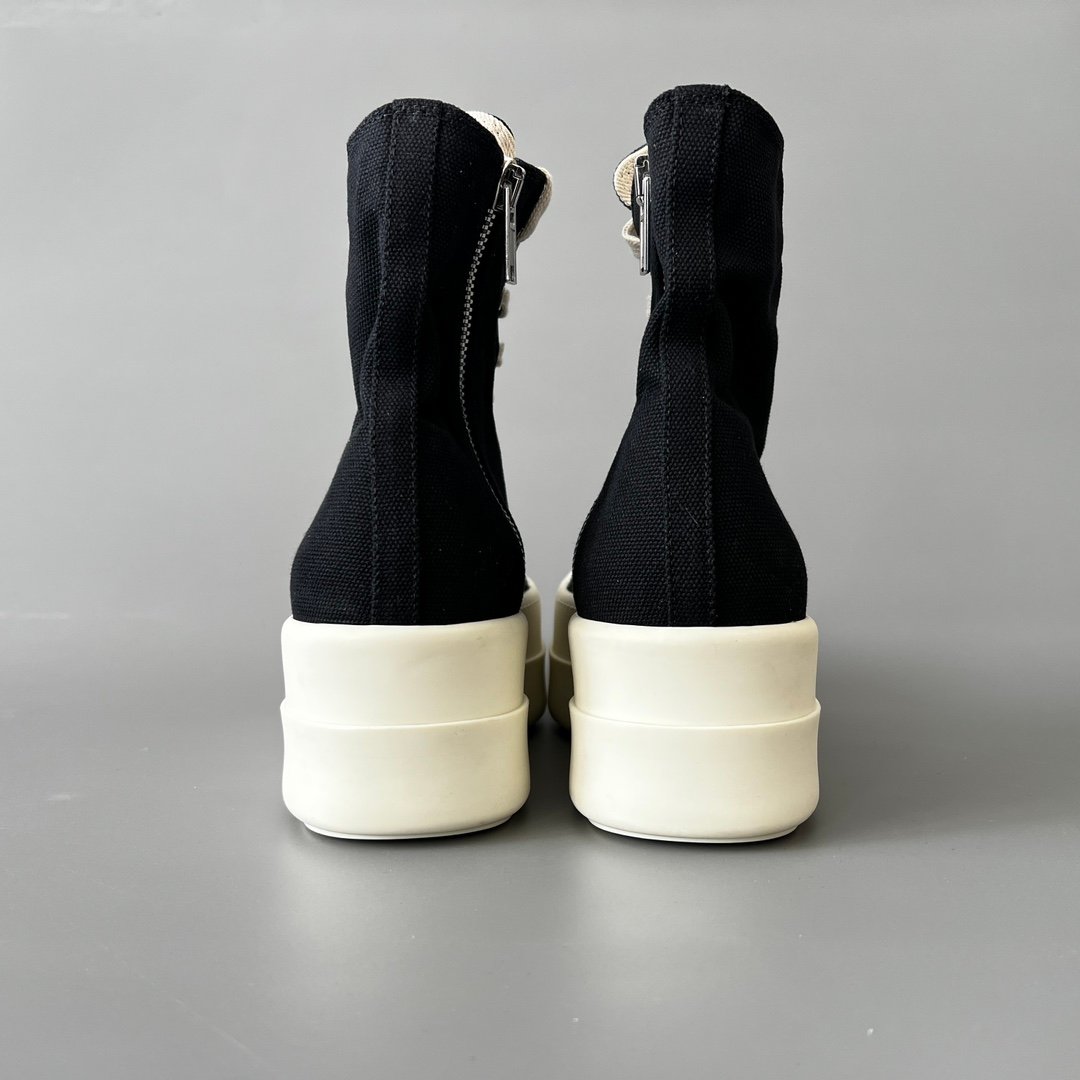 Aurora Custom Rick Owens DRKSHDW Double Bumper High-Top - Heavy Duty Canvas (1:1 Deconstructed) - Image 5