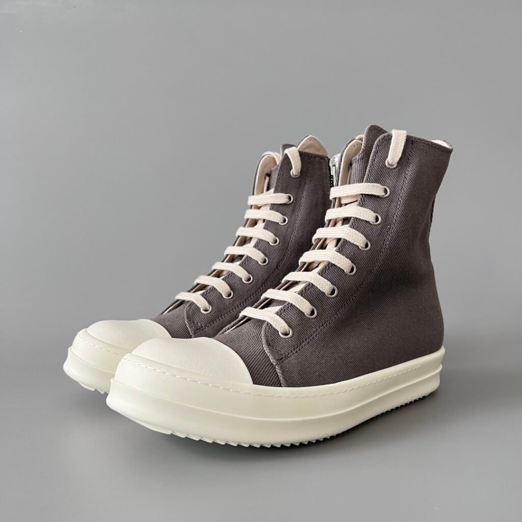 Aurora Custom Rick Owens DRKSHDW Classic High-Top - Heavy Duty Black Canvas (1:1 Deconstructed)