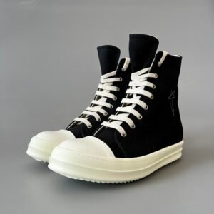 Aurora Custom Rick Owens DRKSHDW Pentagram High-Top - Premium Black Canvas (1:1 Deconstructed)