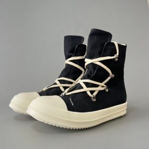 Aurora Custom Rick Owens DRKSHDW Hexagram Hook High-Top - Heavy Duty Canvas (1:1 Deconstructed)