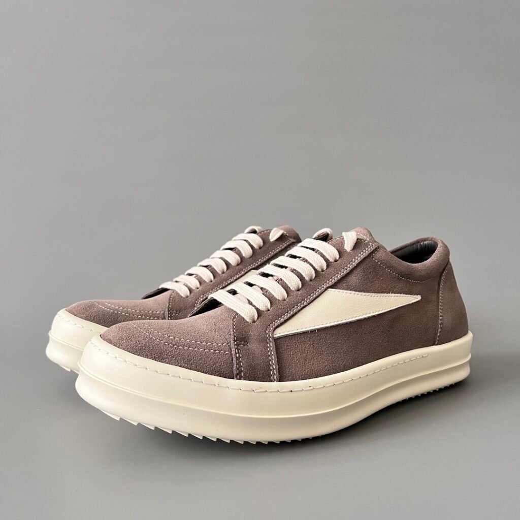Aurora Custom Rick Owens Vintage Low Sneaker - Premium Dust Suede (1:1 Deconstructed)