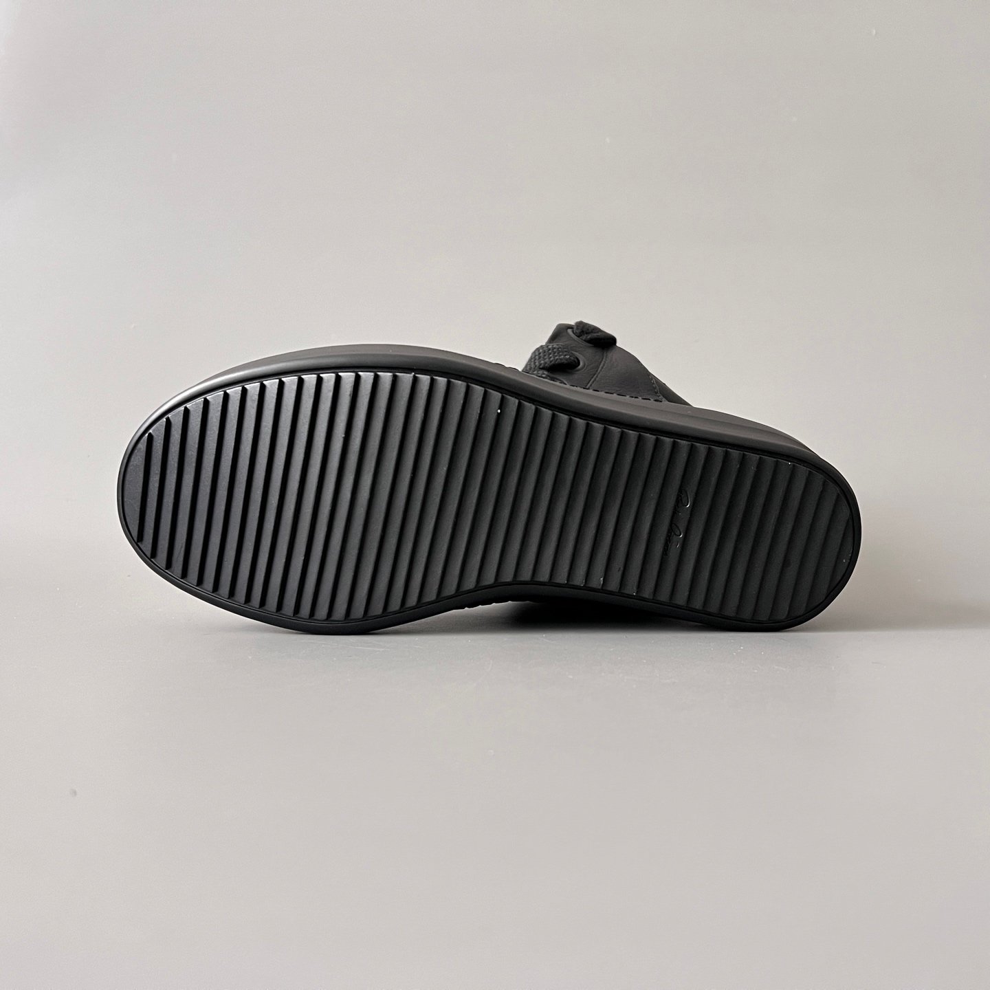Aurora Custom Rick Owens Mainline Geobasket - "Murdered Out" Triple Black Leather (1:1 Deconstructed) - Image 6
