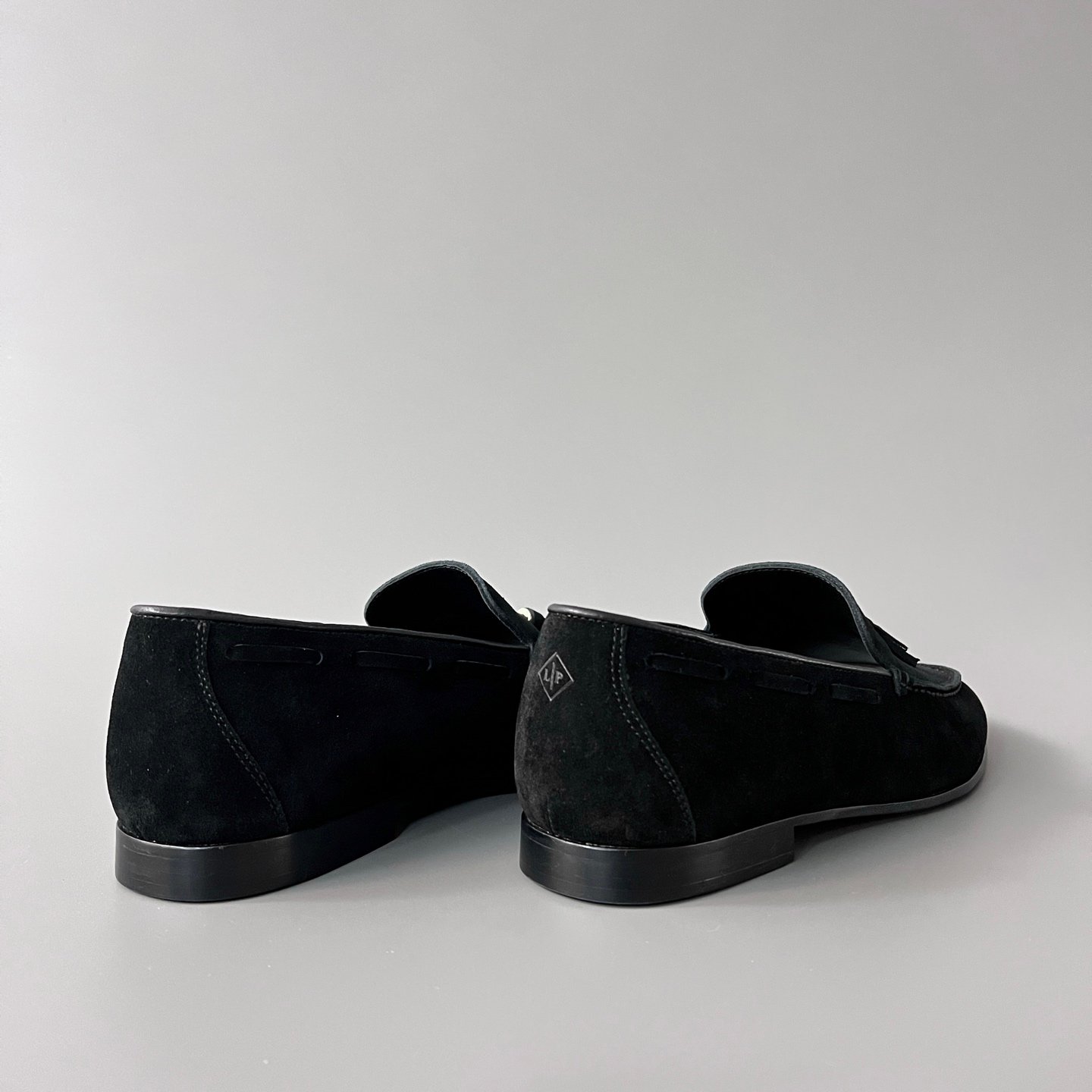 Aurora Custom Loro Piana Mainline Classic Tassel Loafer - Premium Onyx Black Suede Edition - Image 4
