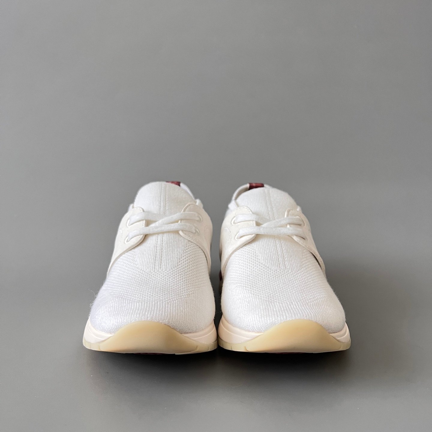 Aurora Custom Loro Piana Classic Modular Walk Sneaker - Triple Off-White Technical Knit & Suede - Image 2