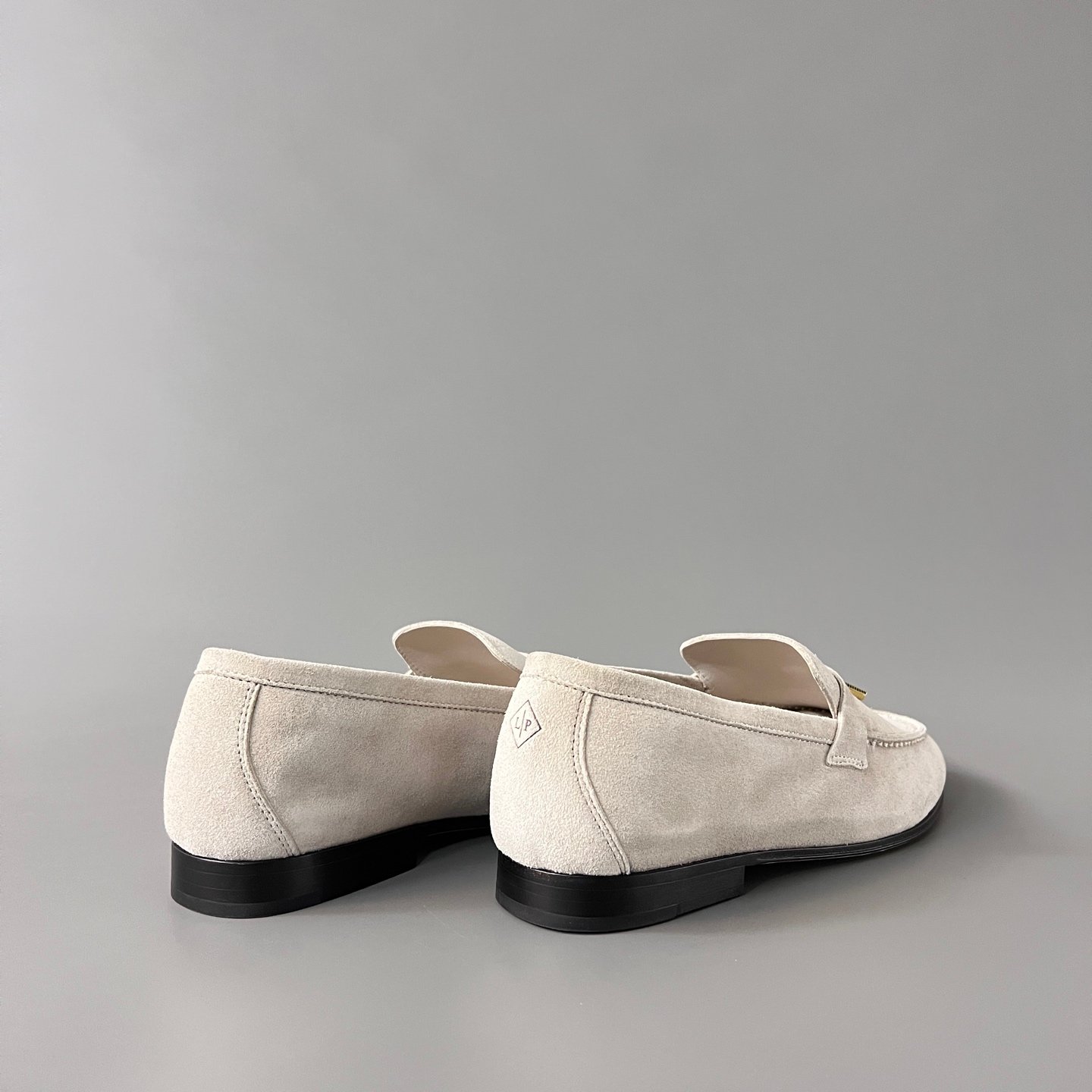 Aurora Custom Loro Piana Classic Summer Charms Walk Loafer - Alabaster Suede & Leather Sole Edition (Women's Edition) - Image 4