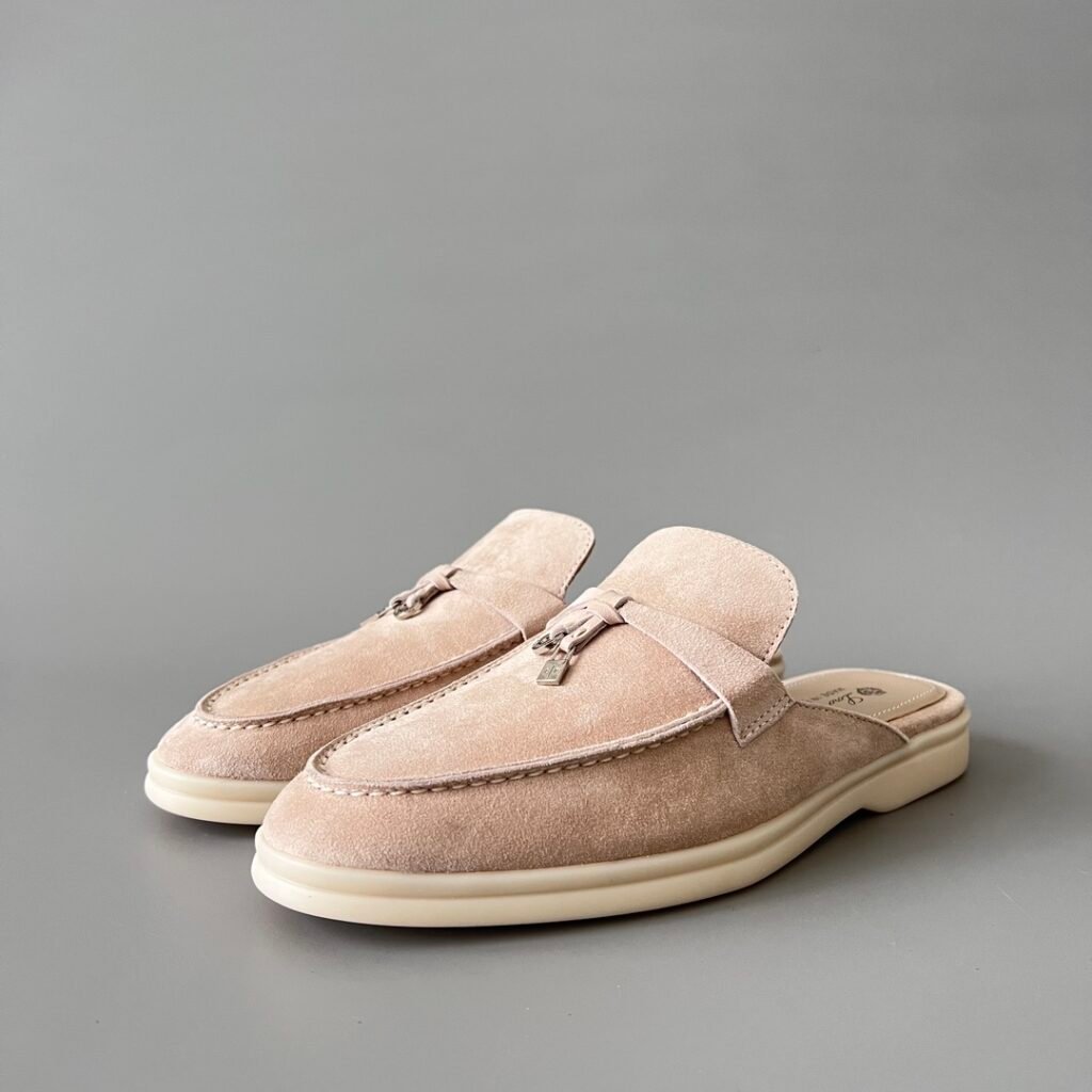 Aurora Custom Loro Piana Classic Summer Charms Walk Mule - Classic Sand Suede Edition (Women's Edition)