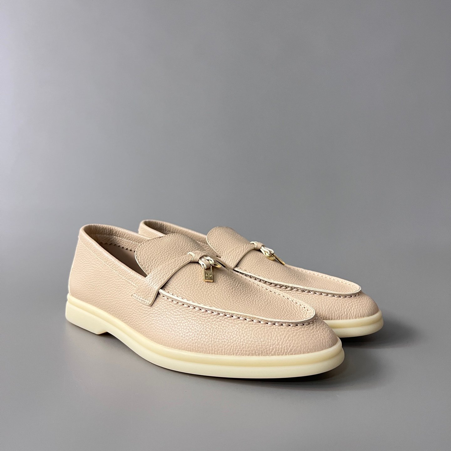 Aurora Custom Loro Piana Mainline Classic Summer Walk Loafer - Premium Classic Sand Suede - Image 3