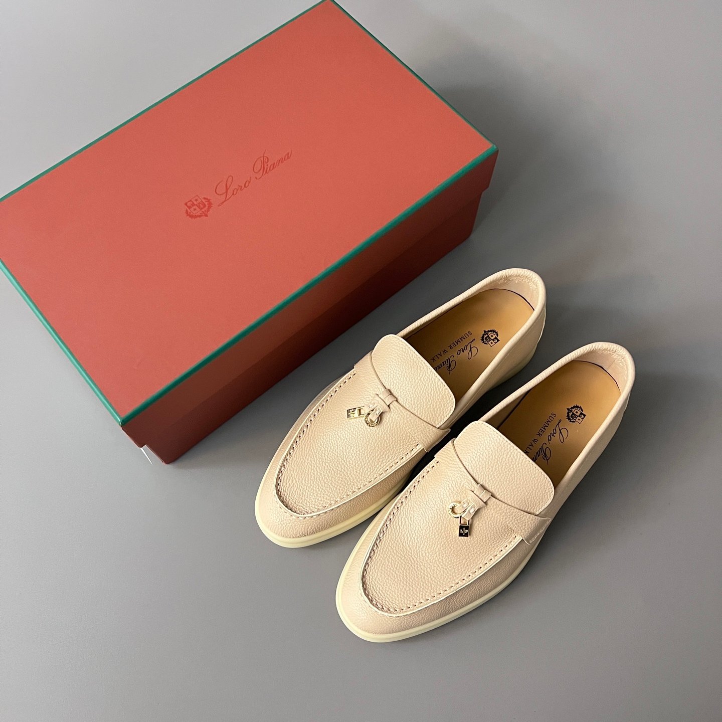 Aurora Custom Loro Piana Mainline Classic Summer Walk Loafer - Premium Classic Sand Suede - Image 9