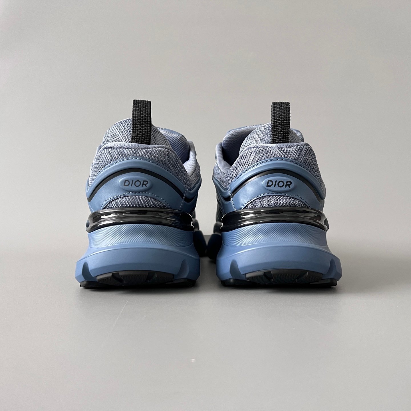 AuroraCustom Dior B44 Series Slate Blue & Stone Grey Technical Mesh Luxury Lifestyle Runner Sneaker (Men's Edition) - Image 5