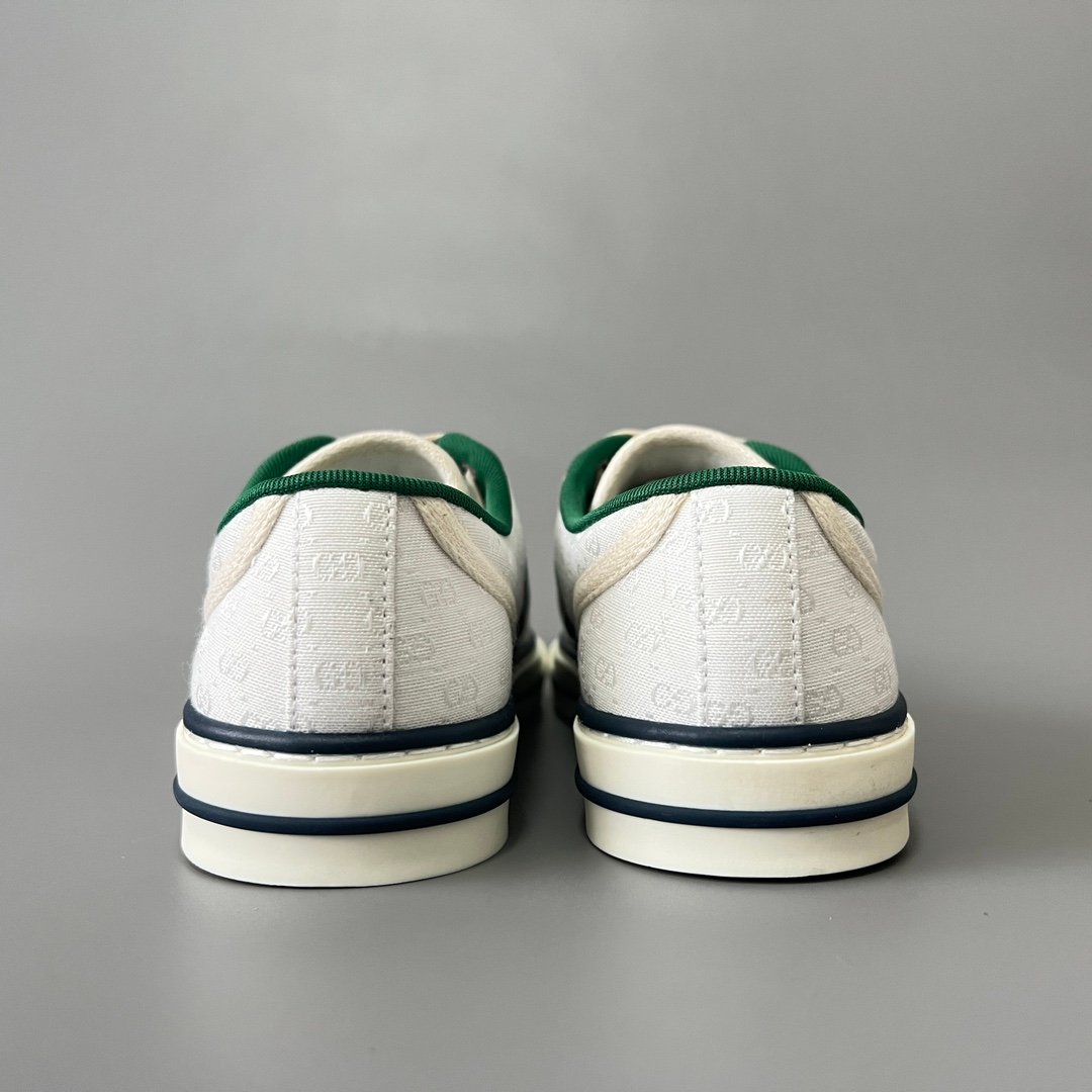 Aurora Custom Gucci Tennis 1977 Off-White GG Canvas Low-Top Sneaker (Unisex Edition) - Image 5