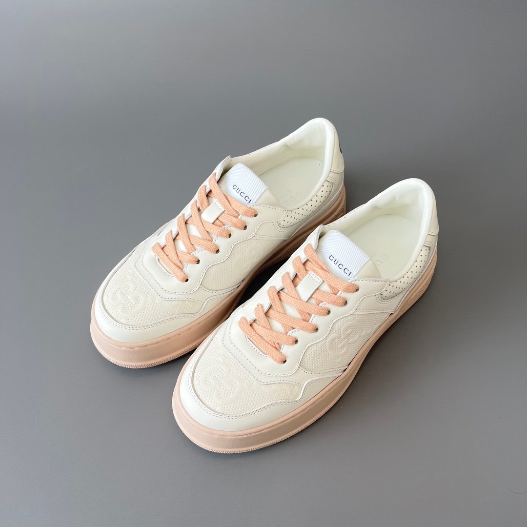 Aurora Custom Gucci Re-Web Perforated GG Leather Chunky Sneaker (Women's Edition) - Image 8