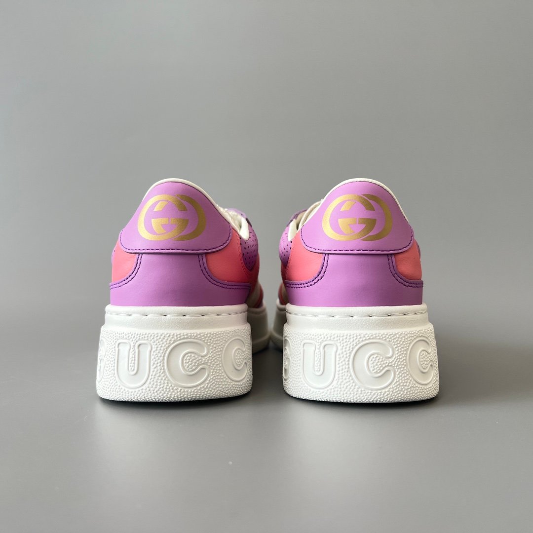 Aurora Custom Gucci Re-Web GG Supreme Canvas & Dopamine Pink/Purple Chunky Sneaker (Women's Edition) - Image 5