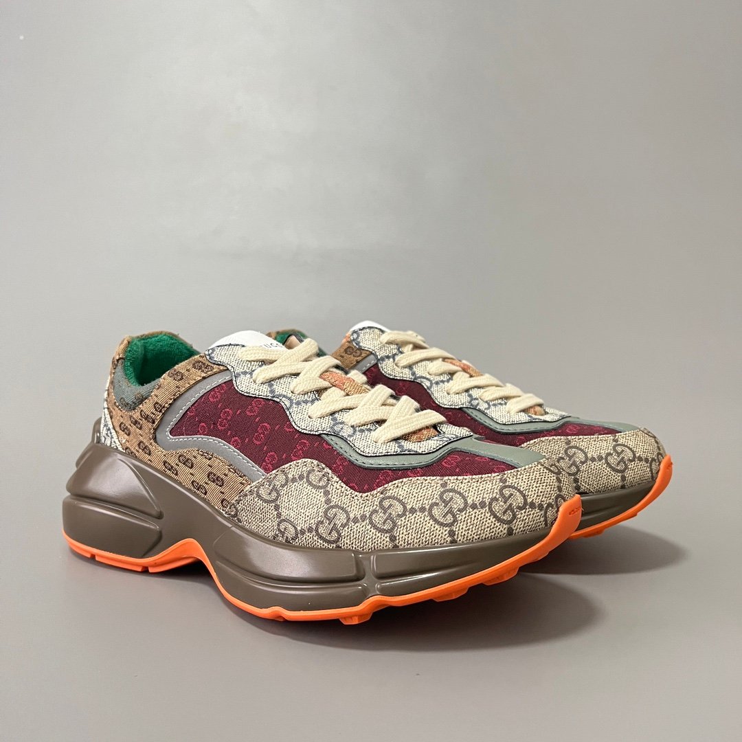 Aurora Custom Gucci Rhyton GG Canvas Multi-Color Chunky Sneaker (Unisex Edition) - Image 3