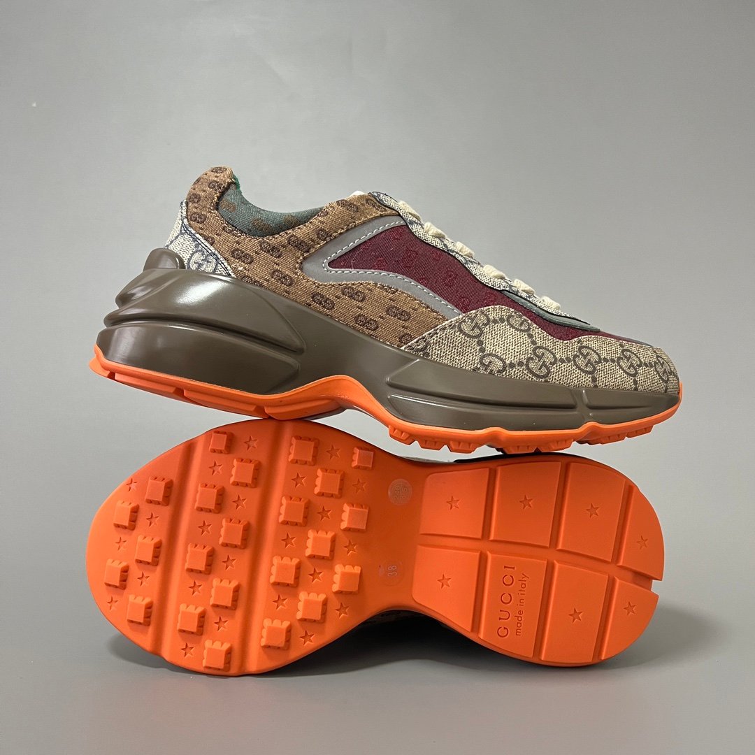 Aurora Custom Gucci Rhyton GG Canvas Multi-Color Chunky Sneaker (Unisex Edition) - Image 7