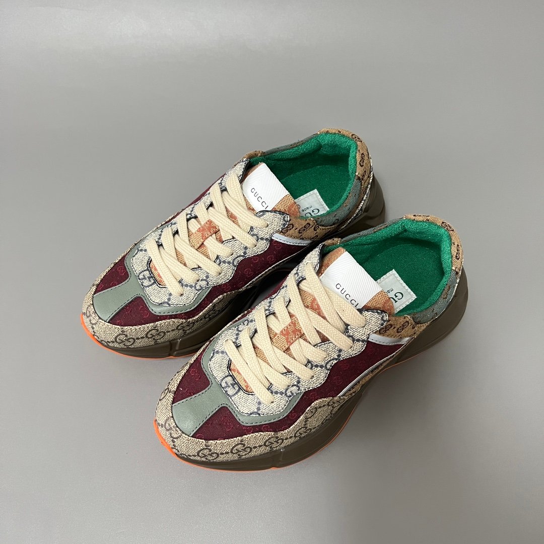 Aurora Custom Gucci Rhyton GG Canvas Multi-Color Chunky Sneaker (Unisex Edition) - Image 8