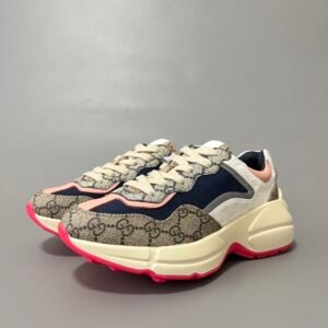 Aurora Custom Gucci Rhyton GG Canvas Multi-Color Chunky Sneaker (Women's Edition)