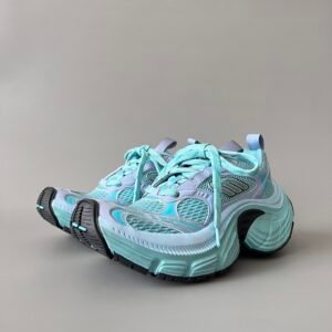 AuroraCustom Balenciaga 6XL Series Cyan Turquoise & Lavender Mist Avant-Garde Luxury Statement Runner (Unisex Edition)